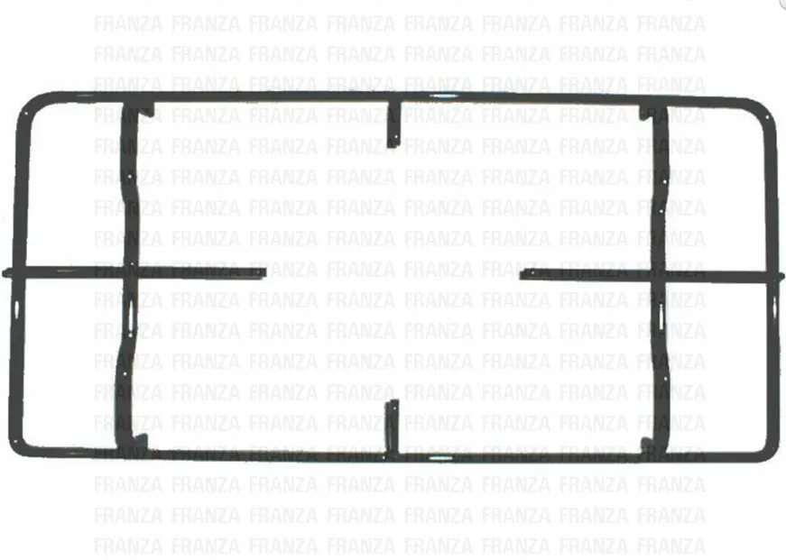 GRIGLIA 1 FUOCO CENTRALE CORONA CUCINA PIANO LOFRA 424x230 H 45