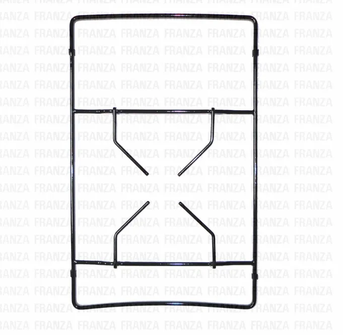 GRIGLIA 1 FUOCO CENTRALE CORONA PIANO COTTURA NARDI 375 X 240 NERA SMALTATA