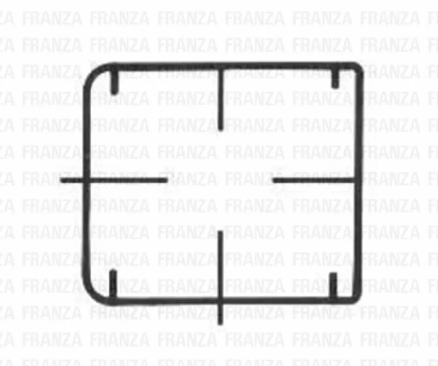 GRIGLIA 1 FUOCO CUCINA BOMPANI IN GHISA  238X202