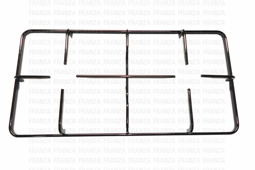 GRIGLIA 2 FUOCHI 446X222 CUCINA REX ZOPPAS ELECTROLUX NERA SMALTATA