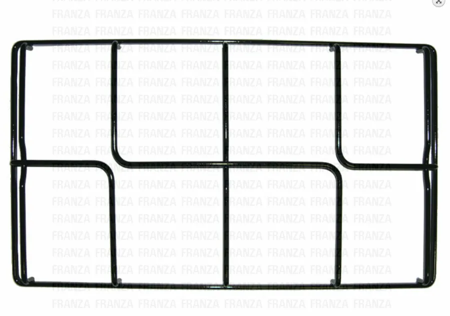 GRIGLIA 2 fuochi 483X278 CUCINA INDESIT ARISTON - NERA SMALTATA