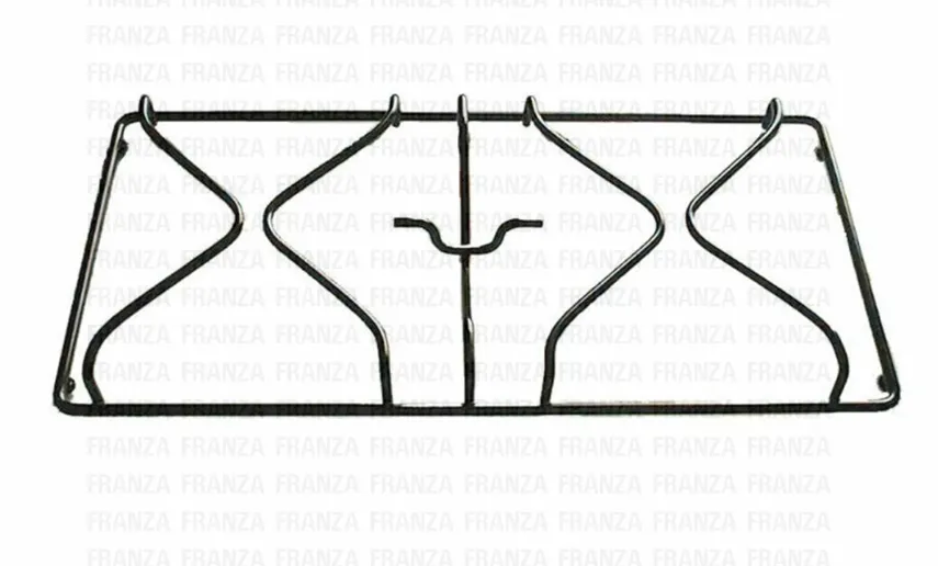 GRIGLIA 2 FUOCHI CUCINA IGNIS 460 X 227 NERO SMALTATO