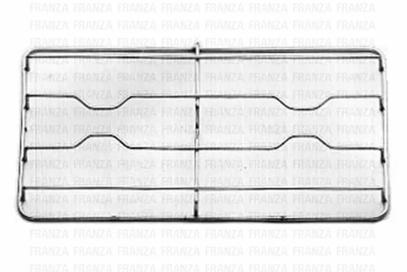 GRIGLIA 2 FUOCHI CUCINA SMEG 446 X 222 IN FILO CROMATO