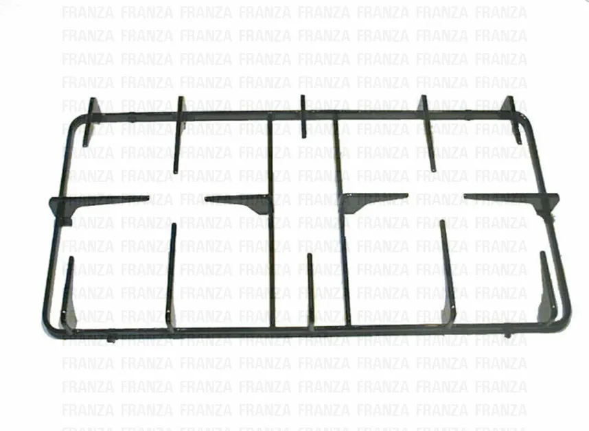 GRIGLIA 2 FUOCHI PIANO COTTURA CUCINA LOFRA 492x250 H 43 NERA SMALTAT