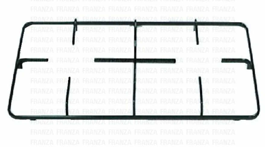 GRIGLIA 2 FUOCHI PIANO COTTURA CUCINA STAR ARISTON INDESIT 458 X 247 NERA