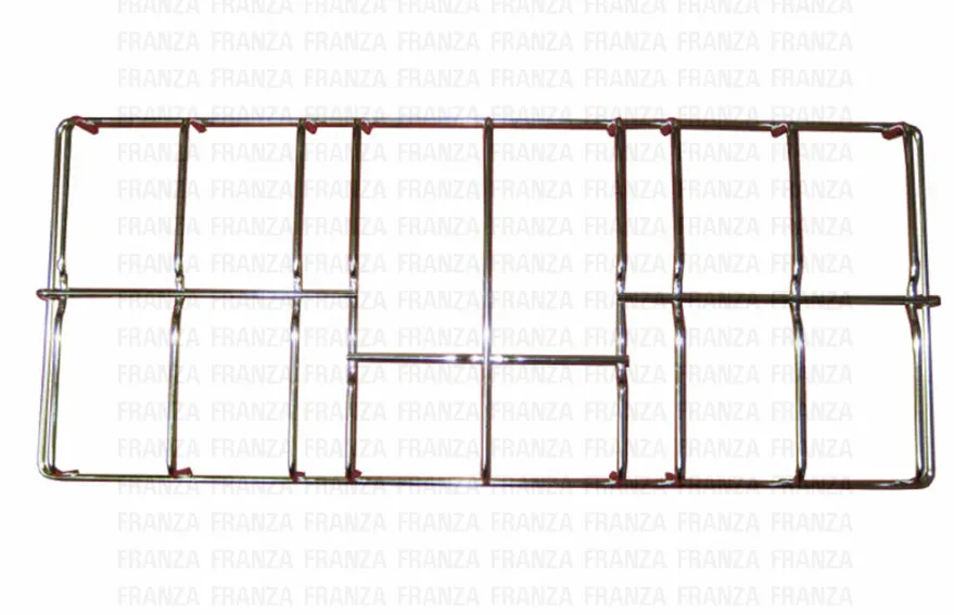 GRIGLIA 3 FUOCHI FORNELLO PARKER MODELLO 5327 FILO CROMATO