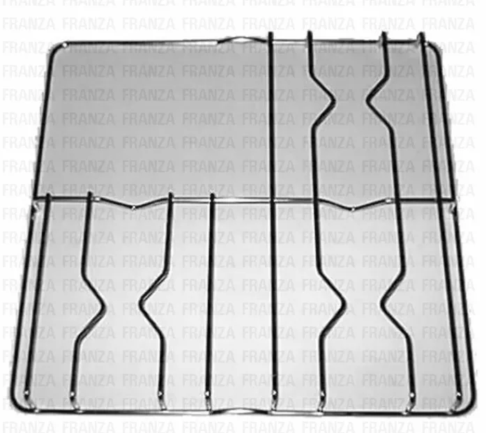 GRIGLIA 3 FUOCHI   PIASTRA CUCINA TECNOGAS 455 X 470 IN FILO CROMATO