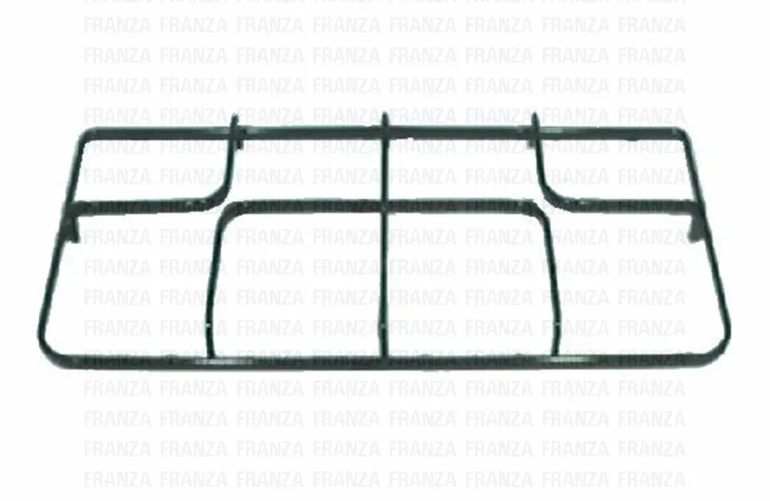 GRIGLIA CUCINA 2 FUOCHI FITTING FOSTER 458X230 PIATTINA NERA