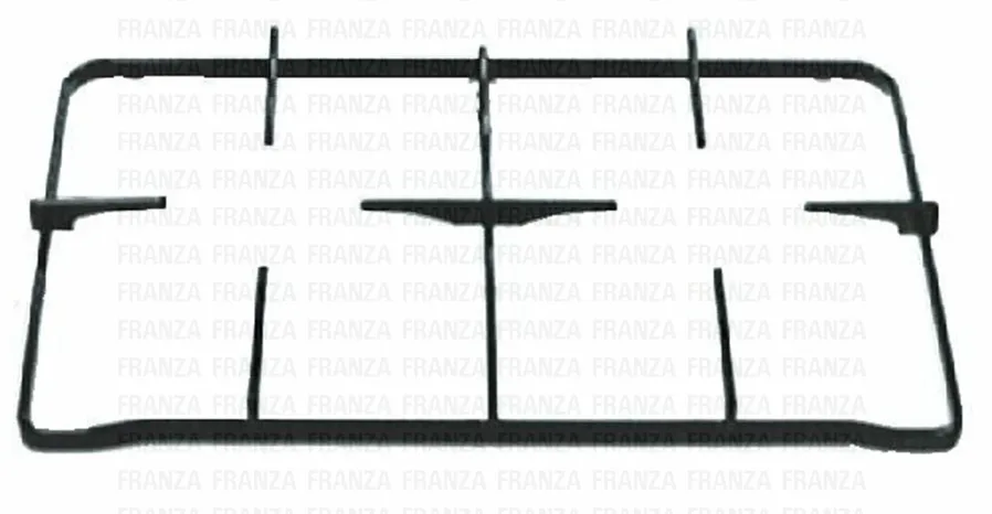 GRIGLIA CUCINA 2 FUOCHI SMEG 428X272 NERA SMALTATA