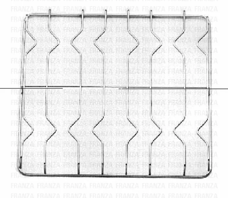 GRIGLIA CUCINA 4 FUOCHI ARISTON CROMATA IN FILO 450 X 460