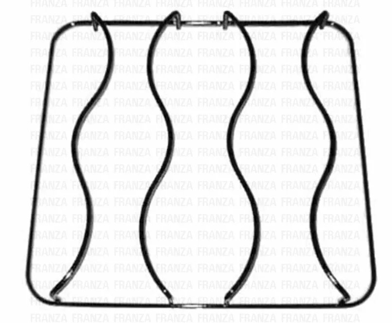 GRIGLIA CUCINA BOMPANI 1 FUOCO 370 x 350 PIATTINA NERA