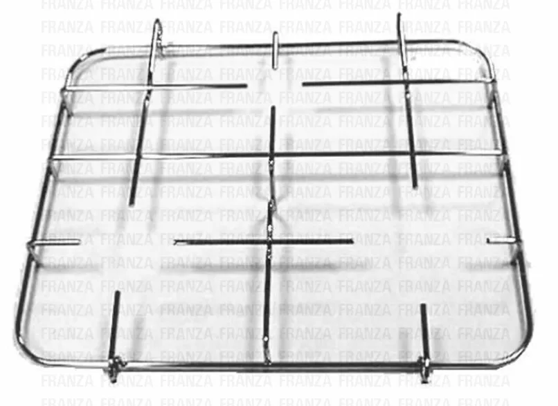 GRIGLIA CUCINA BOMPANI 3 FUOCHI 350 X 420 FILO CROMATO
