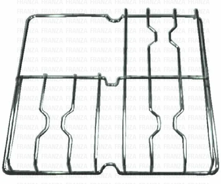GRIGLIA CUCINA FRANKE 3 FUOCHI   PIASTRA 458 X 455 FILO CROMATO