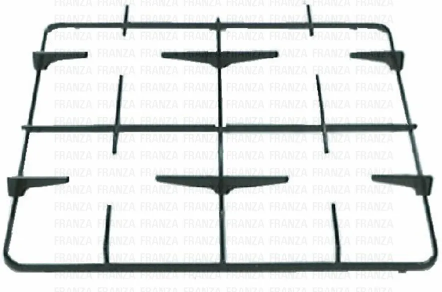 GRIGLIA CUCINA PIANO COTTURA 4 FUOCHI SMEG 460X450 NERA SMALTATA