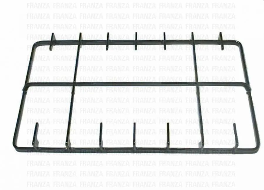 GRIGLIA CUCINA PIANO COTTURA REX 2 FUOCHI 460x265 ELECTROLUX NERA SMALTATA