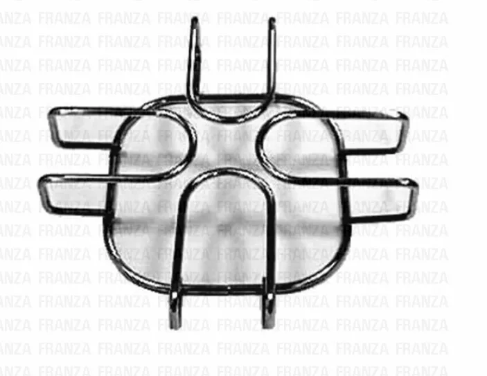 GRIGLIA FILO CROMATO 1 FUOCO CUCINA FRANKE 140 MM X 140 MM