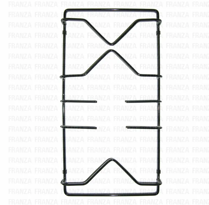 GRIGLIA FUOCO PESCIERA PIANO COTTURA SMEG 404 X 206 NERA SMALTATA