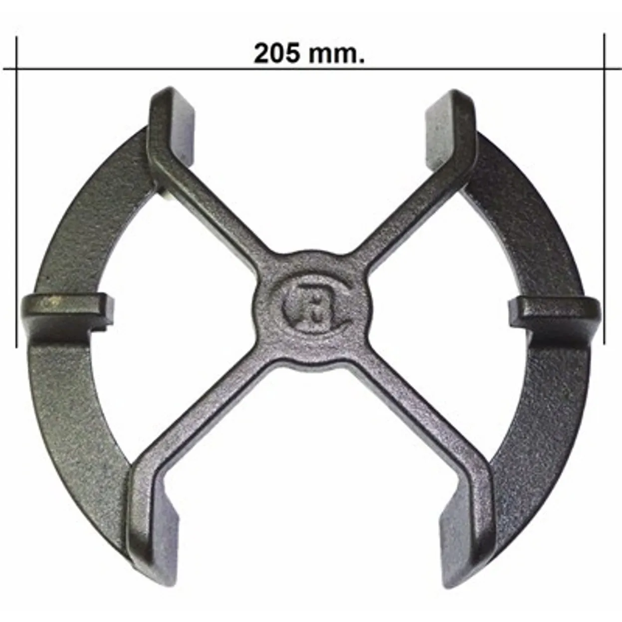 GRIGLIA IN GHISA SINGOLA FUOCHI PIANI COTTURA IGNIS WHIRLPOOL 205mm