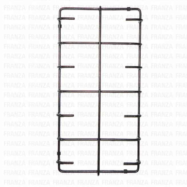 Griglia in piattina 2 fuochi smaltata opaca piano cottura FRANKE 386 x 190