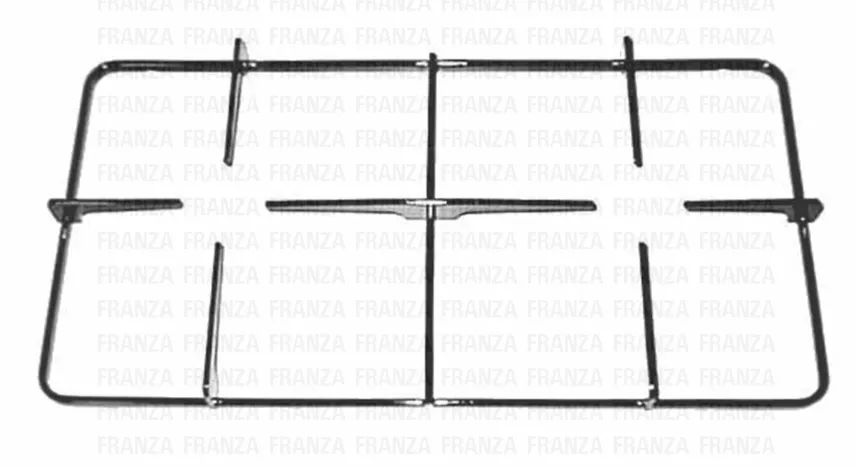 GRIGLIA PIANO COTTURA CUCINA 2 FUOCHI 447 x 230 REX ELECTROLUX ZOPPAS