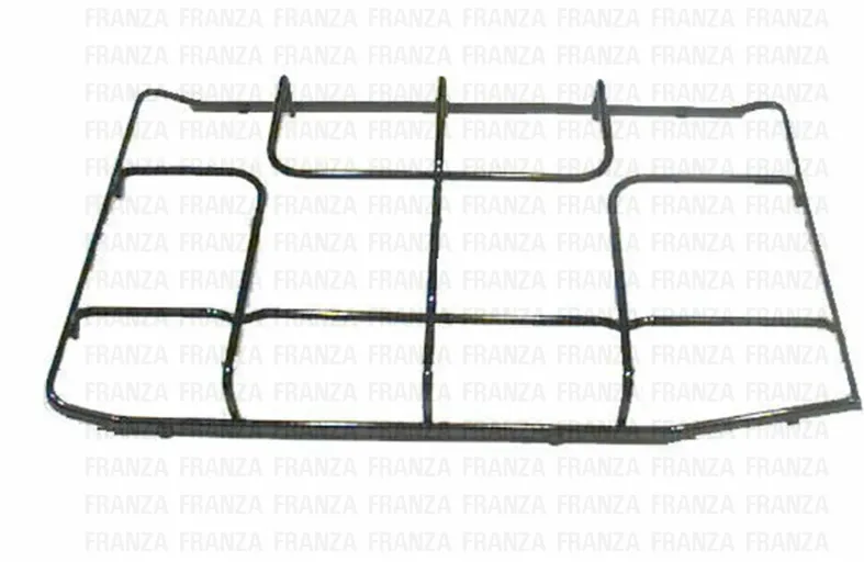 GRIGLIA PIANO COTTURA REX 2 FUOCHI 454x272 DESTRA NERA ELECTROLUX ZOPPAS