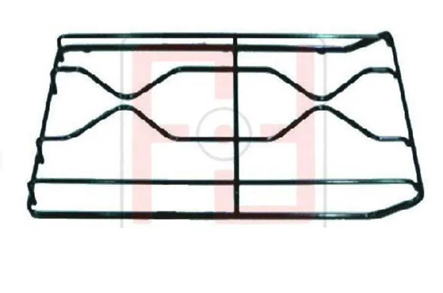 GRIGLIA PIATTINA 2 FUOCHI PIANI COTTURA 409X258 Ariston Indesit - tipo corta - C