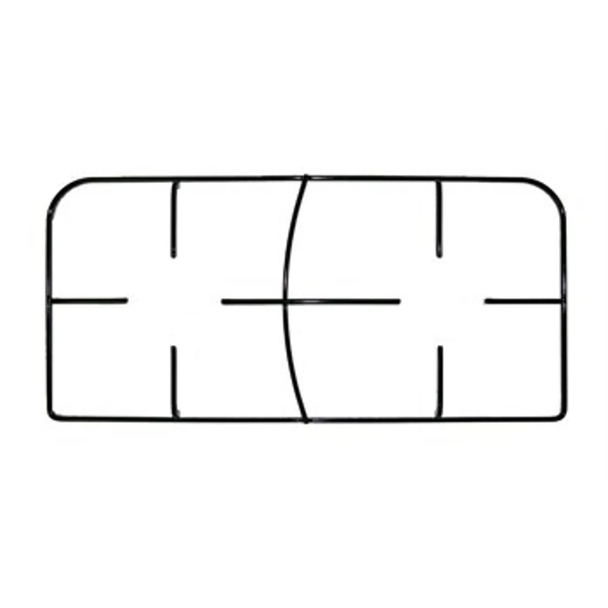 GRIGLIA PIATTINA 2 FUOCHI PIANI COTTURA  54,3 X 25,3 ARISTON INDESIT
