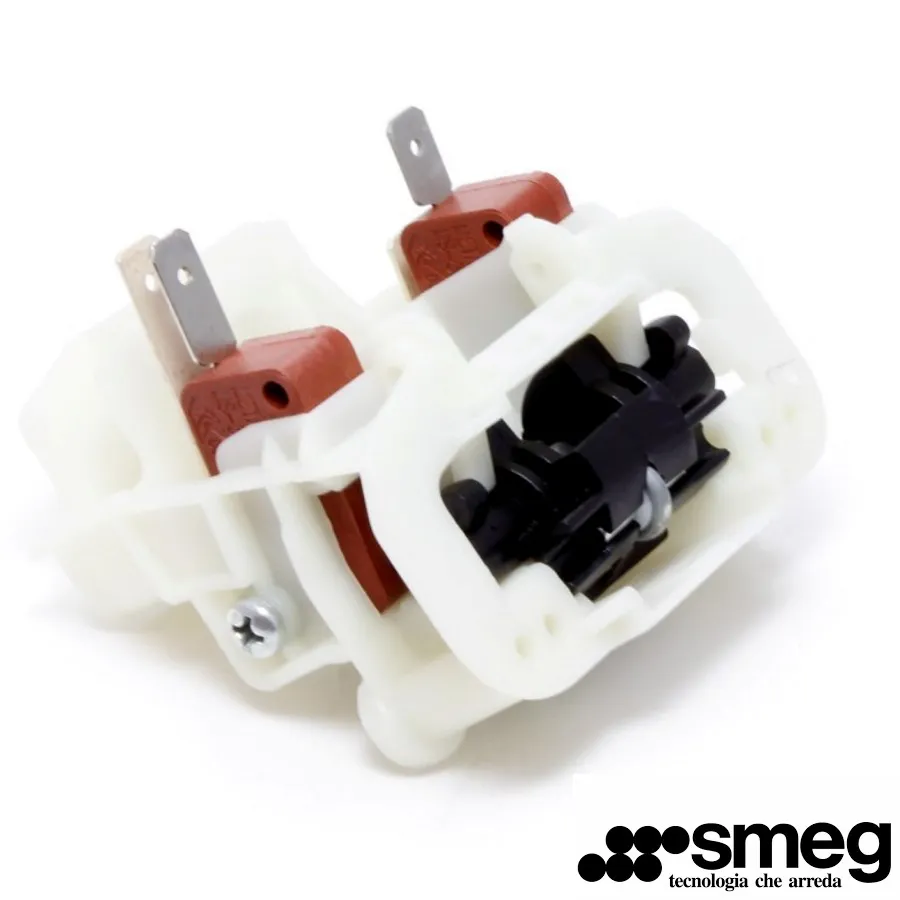 GRUPPO CHIUSURA SERRATURA PORTA LAVASTOVIGLIE SMEG con doppio micro