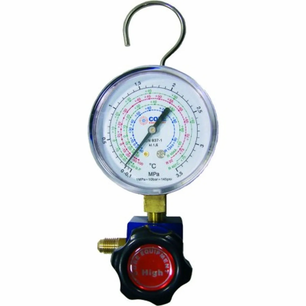 GRUPPO MANOMETRICO 1 VIA CON MANOMETRO  80 MM R22 134 404 407