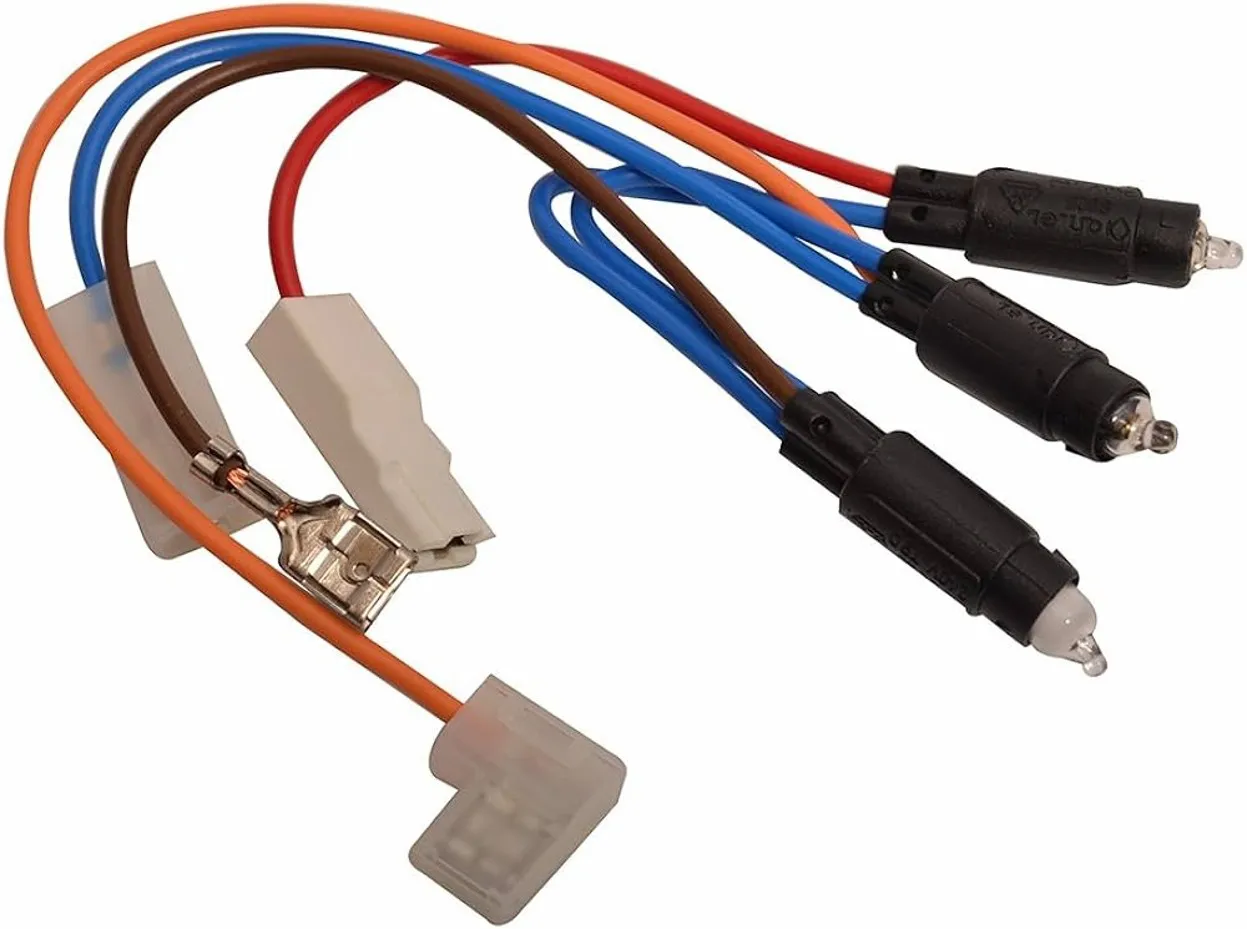 GRUPPO SPIE LUCE CONGELATORE ARISTON INDESIT C00271960 VERDE GIALLA ROSSA