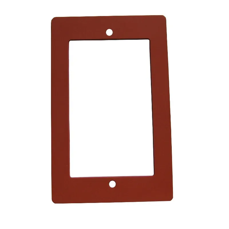 GUARNIZIONE ISPEZIONE STUFA PELLET 133X83 SILICONE ROSSO AMG CADEL RAVELLI