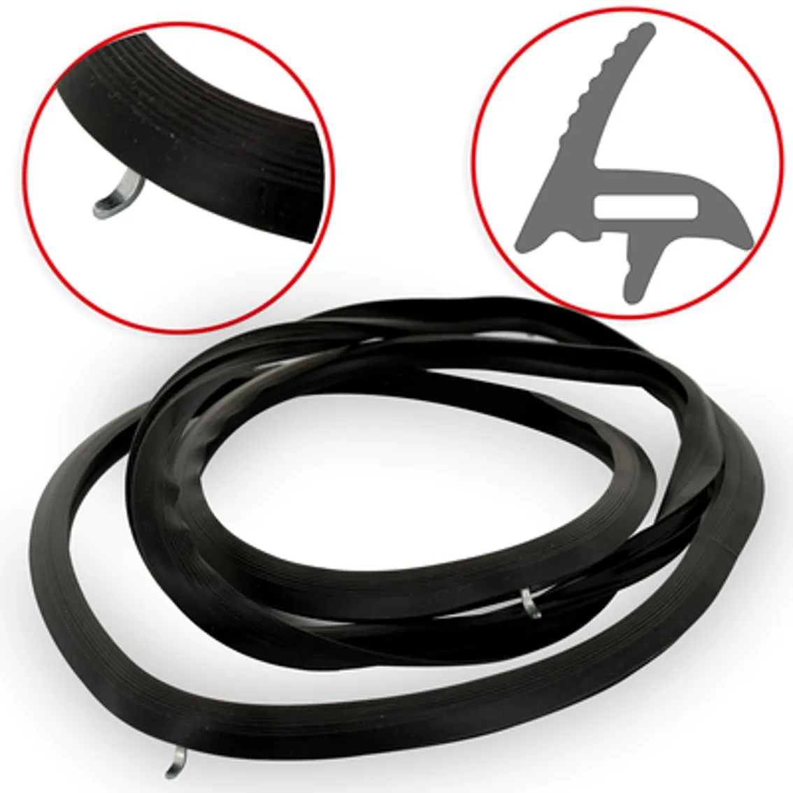 GUARNIZIONE PORTA FORNO BOSCH SIEMENS 00626168 450X330MM COMPATIIBLE 4 GANCI