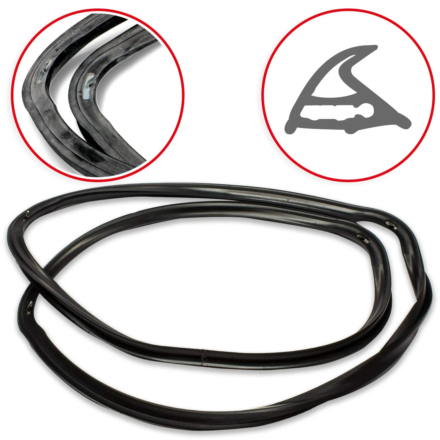 Guarnizione porta forno INCASSO cucina Ariston Smeg FRANKE 41 x 30 cm