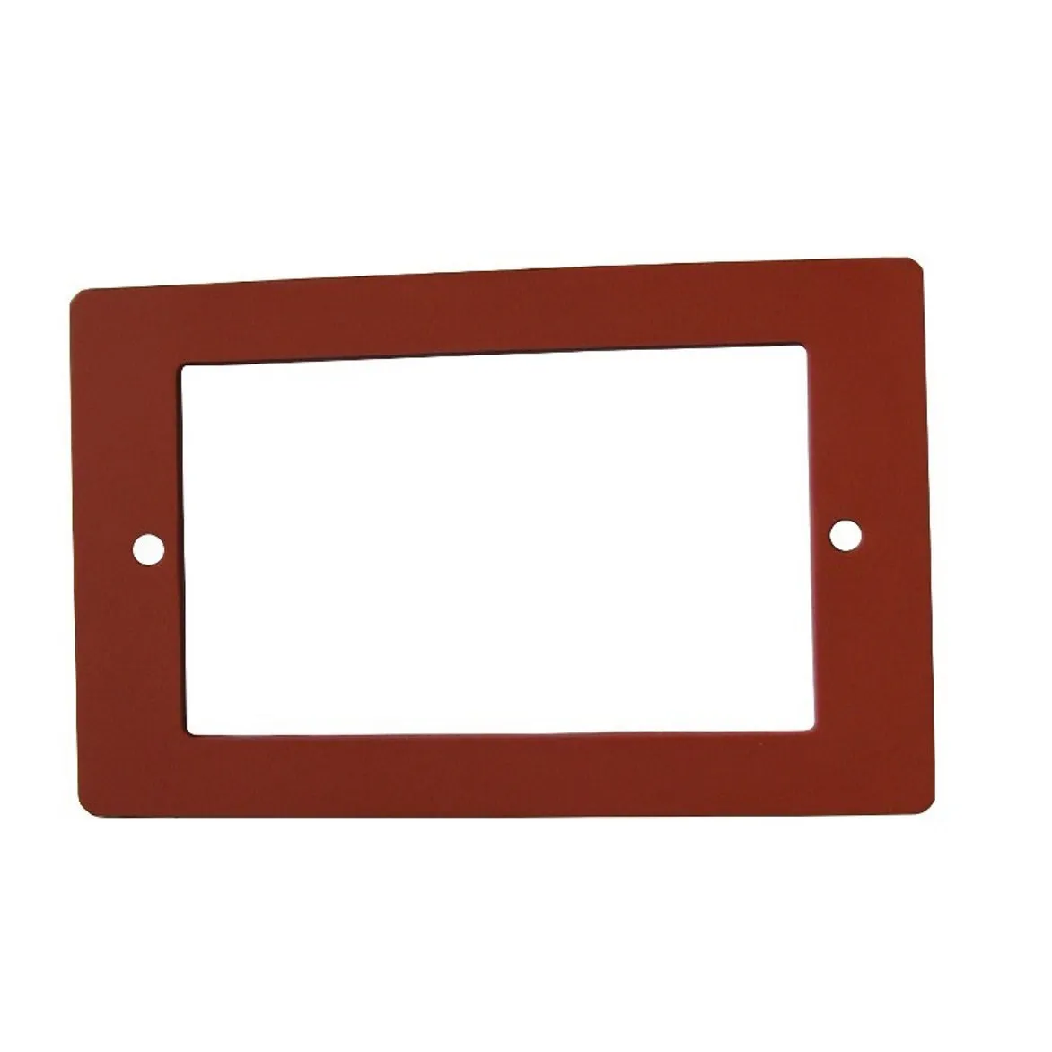 GUARNIZIONE SPORTELLO VASO ISPEZIONE STUFA A PELLET 70X40 SILICONE ROSSO Sp.3mm