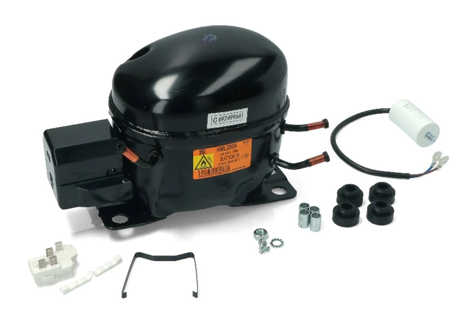 HML200A COMPRESSORE FRIGORIFERO ZEL HML200A R600A LBP 12,0CC RSCR HPKD190A