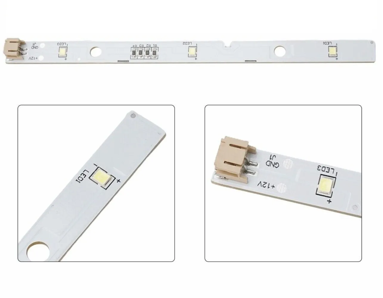 K1529227 1629348 STRISCIA 3 LED LAMPADINE MODULO luce FRIGORIFERO HISENSE 16X1cm