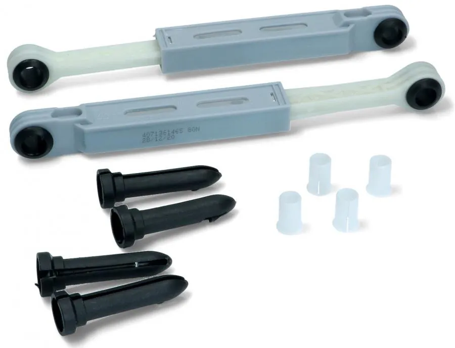 KIT 2 PZ AMMORTIZZATORI MOLLE LAVATRICE REX ELECTROLUX AEG 4071361465 Forza 80N