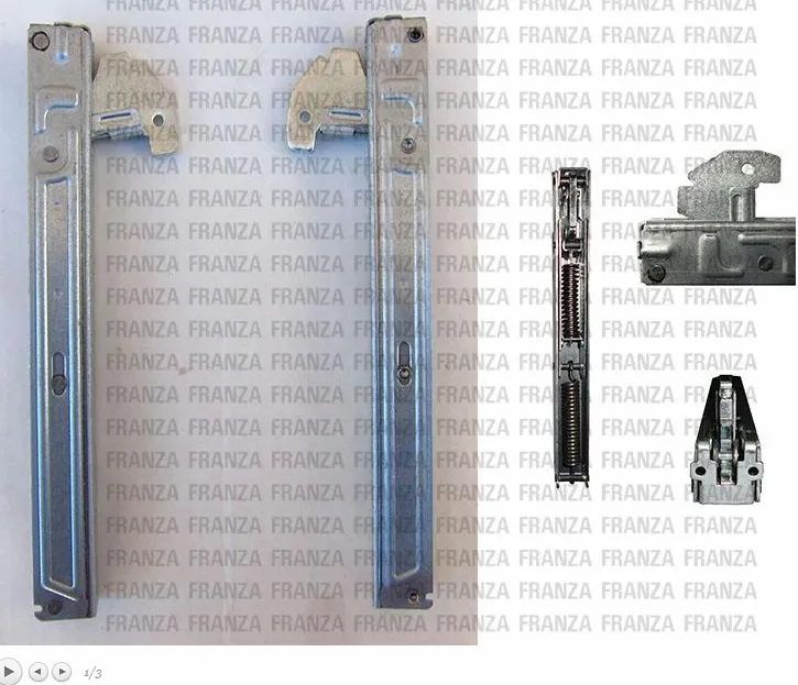 KIT 2PZ CERNIERA PORTA MOLLA FORNO SPORTELLO FORNO ARISTON ELECTROLUX REX