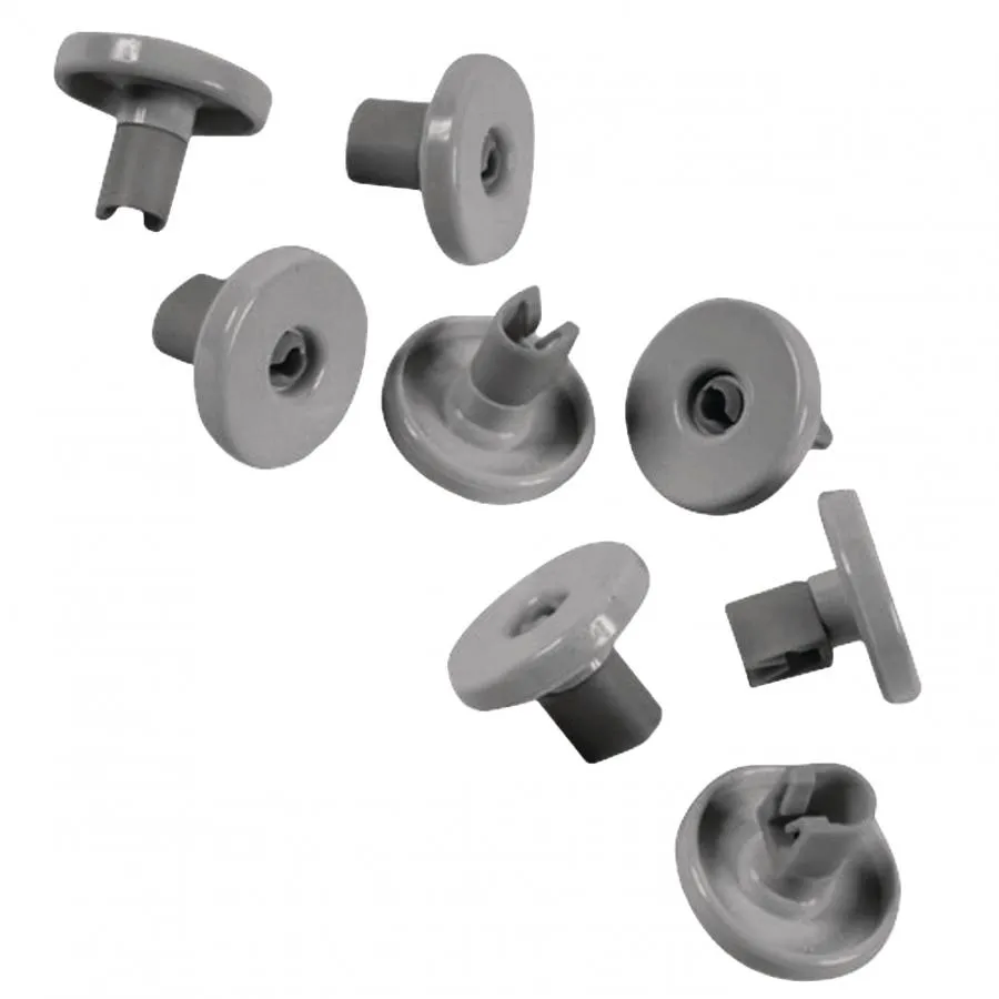 kit 8PZ RUOTE CESTELLO INFERIORE LAVASTOVIGLIE REX ELECTROLUX AEG ORIGINALI