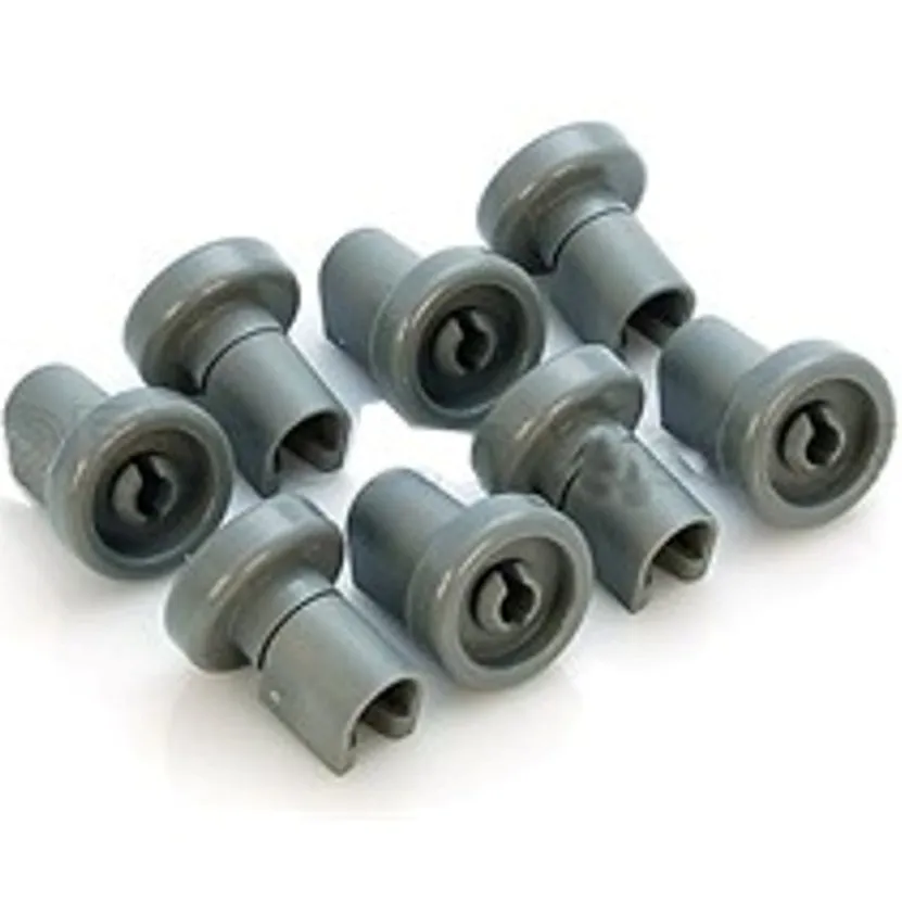 kit 8PZ. Ruote Cestello lavastoviglie  SUPERIORE REX ELECTROLUX GRIGIE
