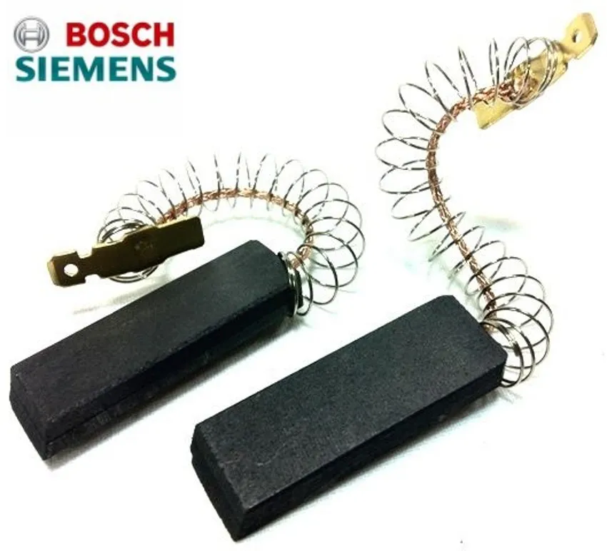 Kit Coppia Carboncini Spazzole motore lavatrice Bosch Siemens 5X12,5X36