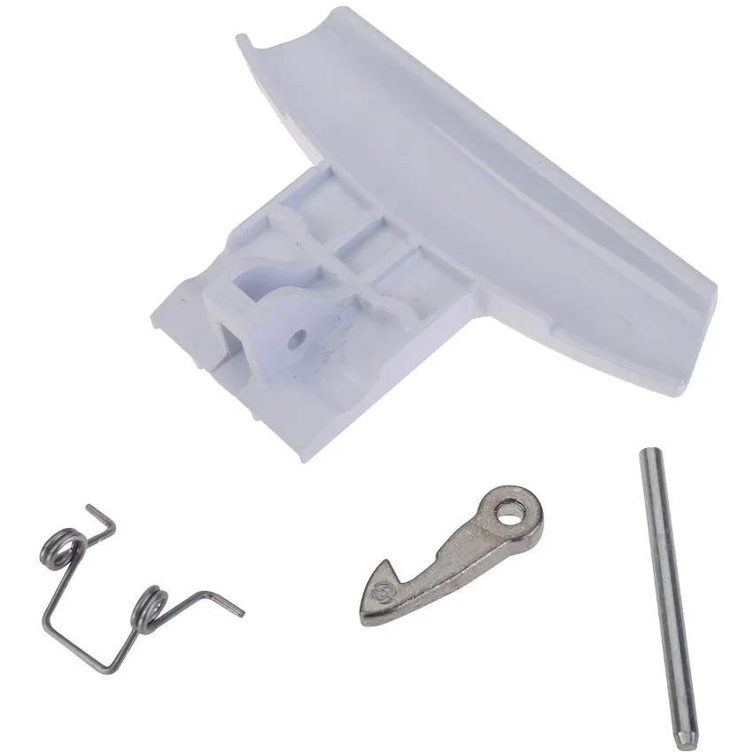KIT MANIGLIETTA MANIGLIA SPORTELLO OBLO LAVATRICE ARISTON HOTPOINT INDESIT ORIGI