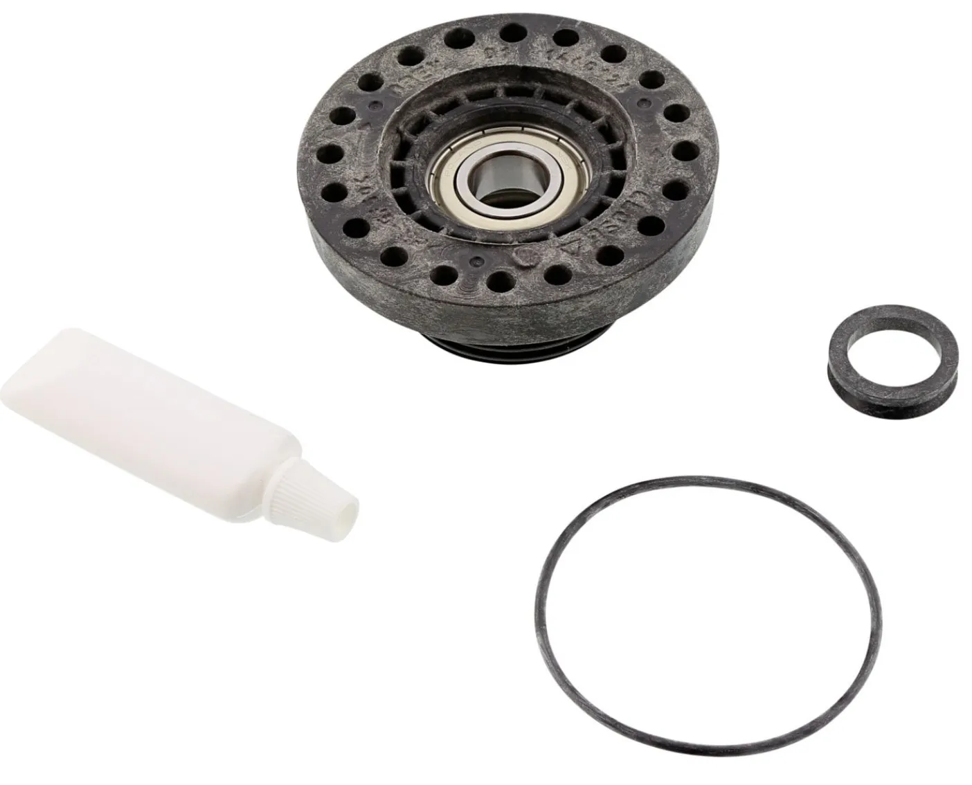 KIT MOZZO COMPLETO LATO DESTRO PULEGGIA LAVATRICE ELECTROLUX AEG REX