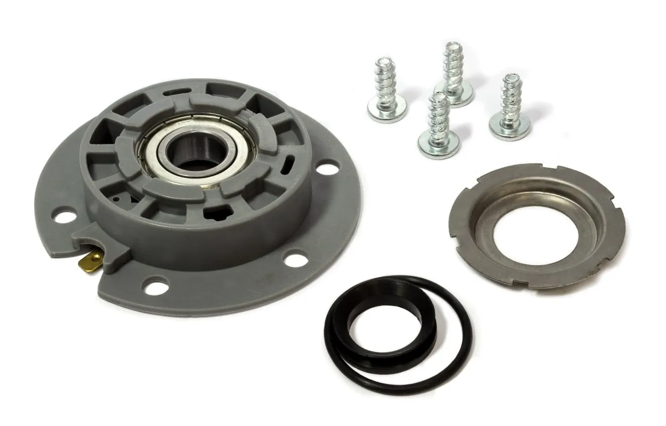 KIT MOZZO SUPPORTO CARICA DALL ALTO LAVATRICE WHIRLPOOL BOSCH CUSCINETTO 6203