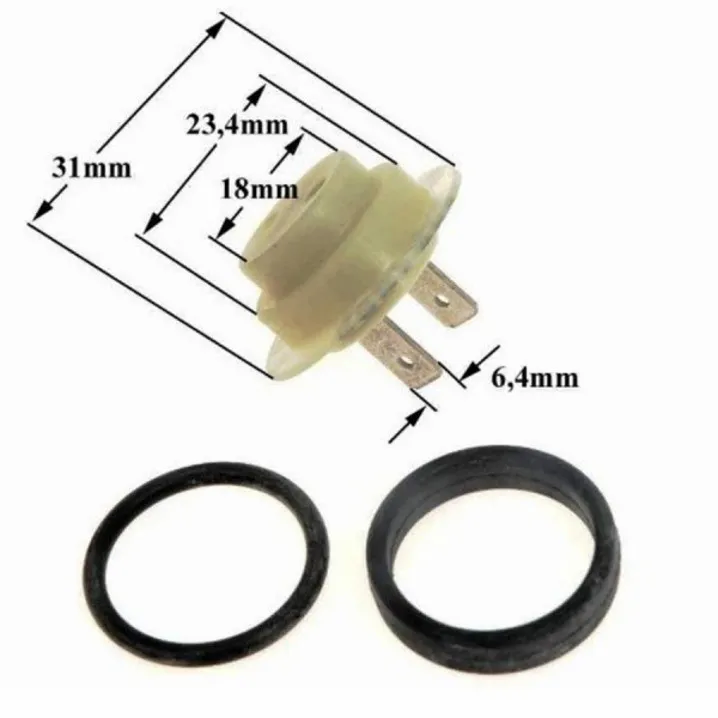 KIT SENSORE TERMOSTATO SONDA TEMPERATURA LAVASTOVIGLIE CANDY HOOVER ZEROWATT