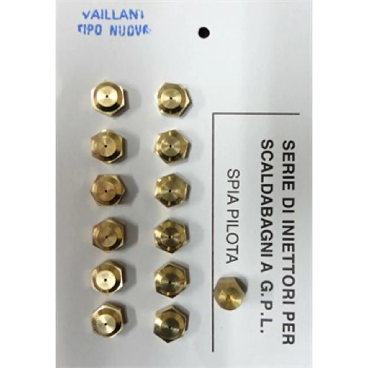 KIT UGELLI SCALDABAGNI A GAS VAILLANT TN PER GAS GPL PASSO 10LT