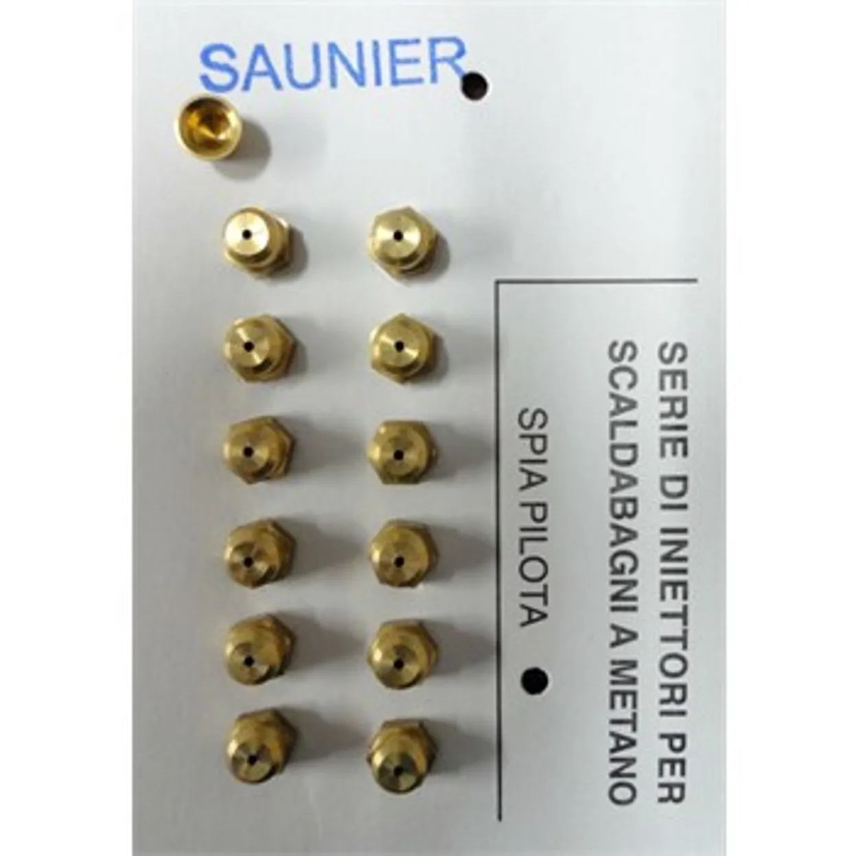 KIT UGELLI SCALDABAGNI GAS SPIA PILOTA SAUNIER DUVAL METANO