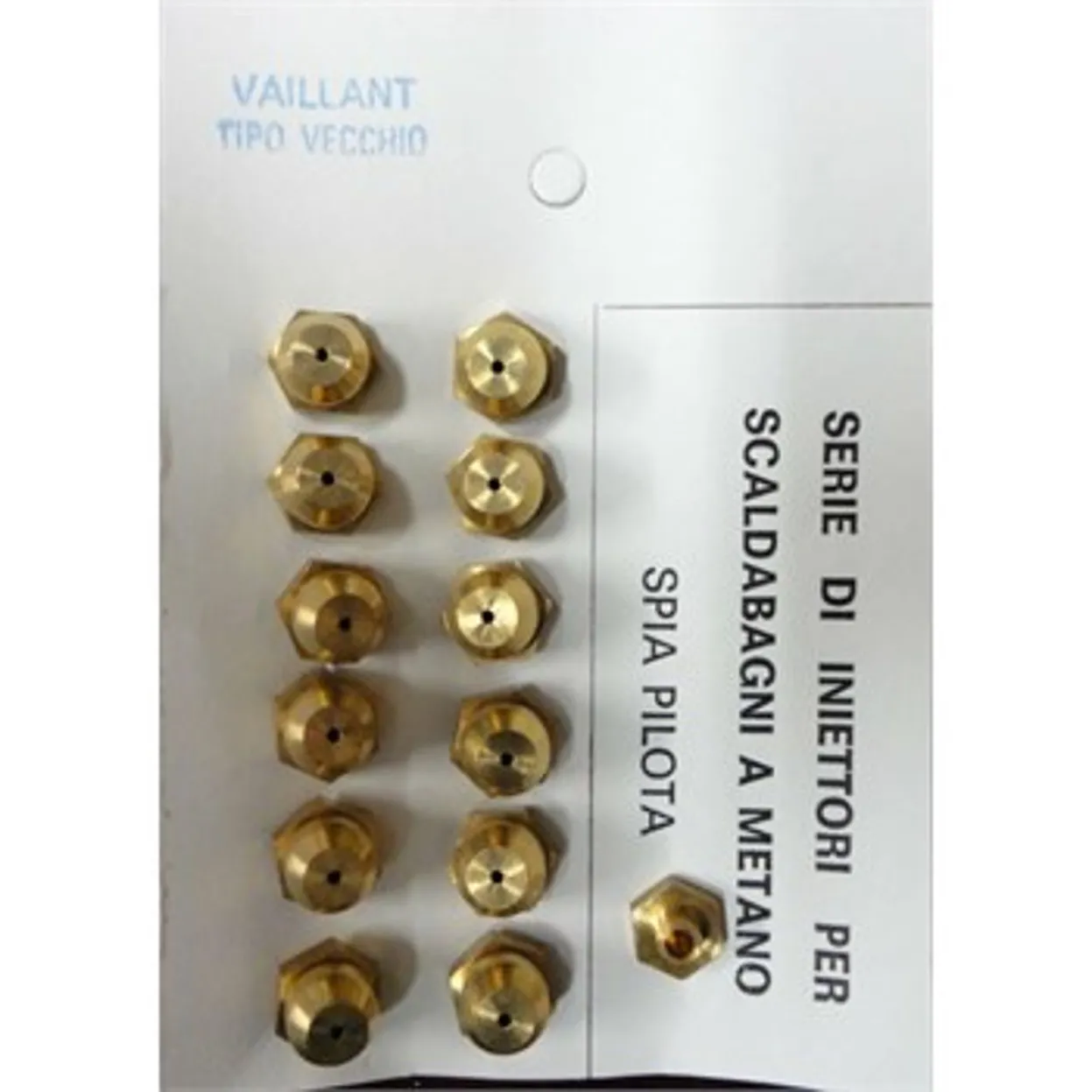 KIT UGELLI SCALDABAGNO A GAS VAILLANT TIPO VECCHIO METANO PASSO 10LT 