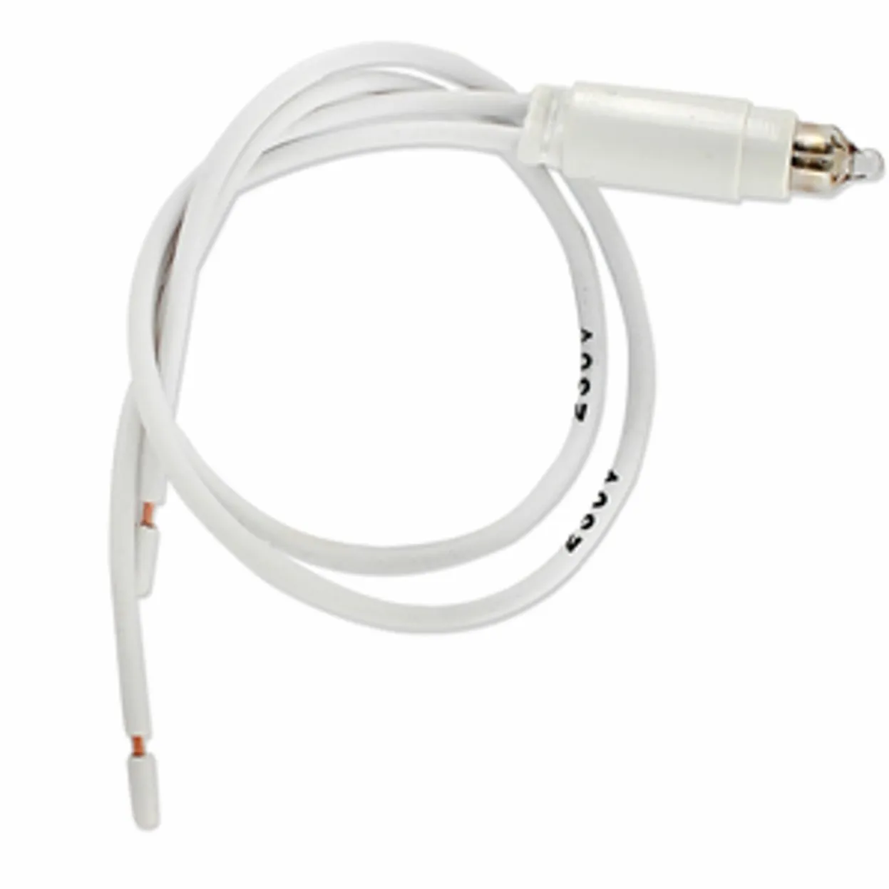 LAMPADINA SPIA CON CAVI LUNGHI PER FERRI DA STIRO O SCALDABAGNI VARI USI 220Volt