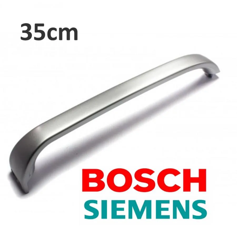 MANIGLIA PORTA FRIGORIFERO BOSCH 35CM SILVER originale